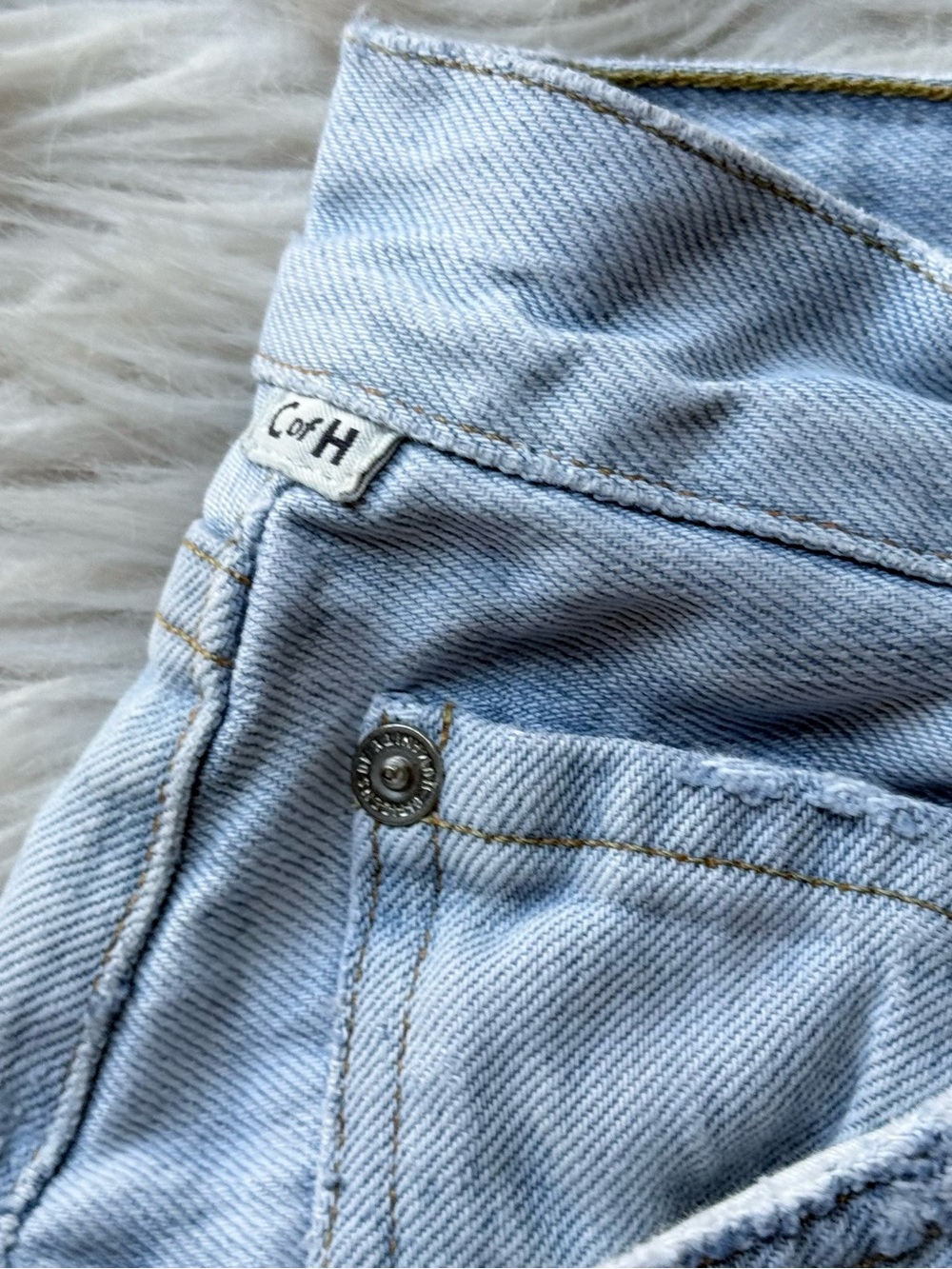 Citizens of Humanity COH Ayla Denim Jeans 24 Light Wash Baggy Wide Leg - Picture 6 of 16